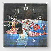 Klee - De Zeeman Vierkante Klok (Voorkant)