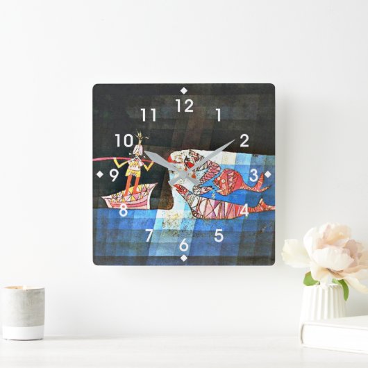 Klee - De Zeeman Vierkante Klok (Huis)