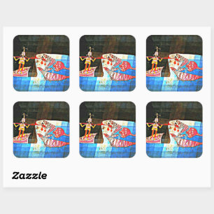 Klee - De Zeeman, Vierkante Sticker