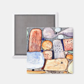 Klee - Delen van een landschap geassembleerd Magneet (Voorkant / Achterkant)