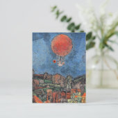 Klee - Der Luft ballon Briefkaart (Staand voorkant)