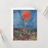 Klee - Der Luft ballon Kaart (Voorkant / Achterkant in situ)