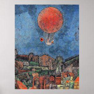 Klee - Der Luft ballon Poster