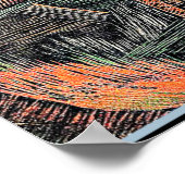 Klee - Der Luftballoon, abstract kunstwerk Poster (Hoek)