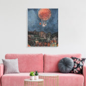 Klee - Der Luftballoon Canvas Afdruk (Insitu (Woonkamer))