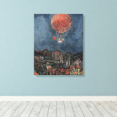 Klee - Der Luftballoon Canvas Afdruk (Insitu (Houten vloer))