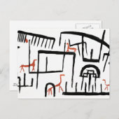 Klee - Dieren in een behuizing Briefkaart (Voorkant / Achterkant)