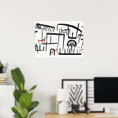 Klee - Dieren in een behuizing Poster (Thuiskantoor)