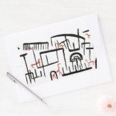 Klee - Dieren in een behuizing Rechthoekige Sticker (Envelop)