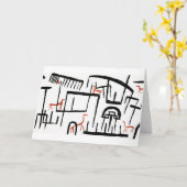 Klee - Dieren in een omheining Kaart (Gele Bloem)