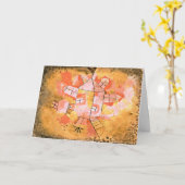 Klee - Draaiend Huis-1921 Kaart (Gele Bloem)