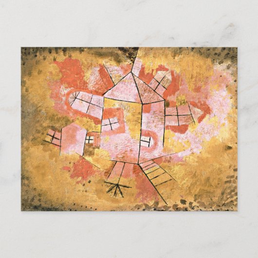 Klee - Draaiend Huis Briefkaart (Voorkant)