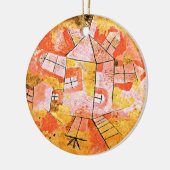 Klee - Draaiend Huis, Keramisch Ornament (Links)