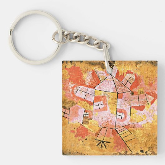 Klee - Draaiend Huis Sleutelhanger (Voorkant)