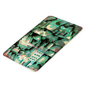 Klee - Dream City, abstracte kunst Magneet (Linkerzijde)