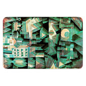 Klee - Dream City, abstracte kunst Magneet (Horizontaal)