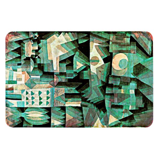 Klee - Dream City, abstracte kunst Magneet (Horizontaal)