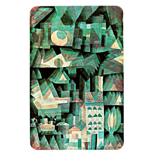 Klee - Dream City, abstracte kunst Magneet (Verticaal)