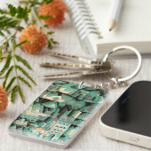 Klee - Dream City, abstracte kunst, Sleutelhanger (Voorkant Rechts)