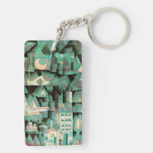 Klee - Dream City, abstracte kunst, Sleutelhanger (achterkant)
