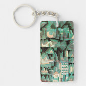 Klee - Dream City, abstracte kunst, Sleutelhanger (Voorkant)