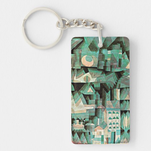 Klee - Dream City, abstracte kunst, Sleutelhanger (Voorkant)