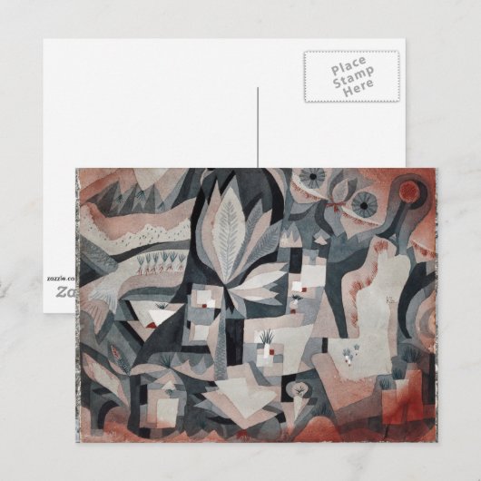 Klee - Droge Koeler Tuin Briefkaart (Voorkant / Achterkant)