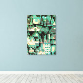 Klee - Droomstad Canvas Afdruk (Insitu (Houten vloer))