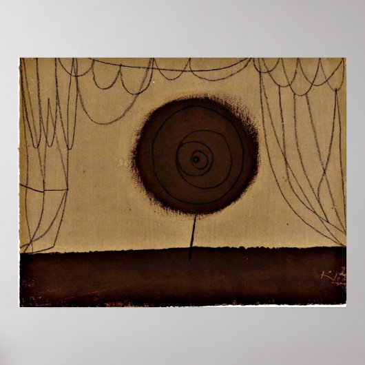 Klee - een bloeiende perrons poster (Voorkant)