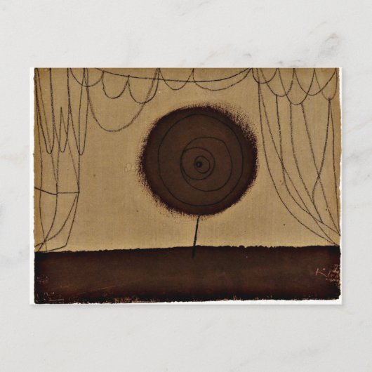 Klee - Een bloem treedt op Briefkaart (Voorkant)