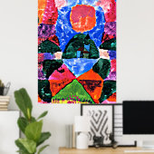 Klee - Een druk op Tegernsee Poster (Thuiskantoor)