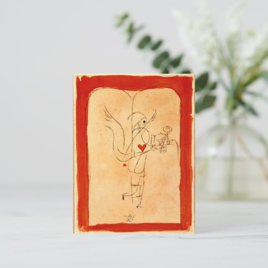 Klee - Een geest serveert een kleine ontbijt Briefkaart (Staand voorkant)