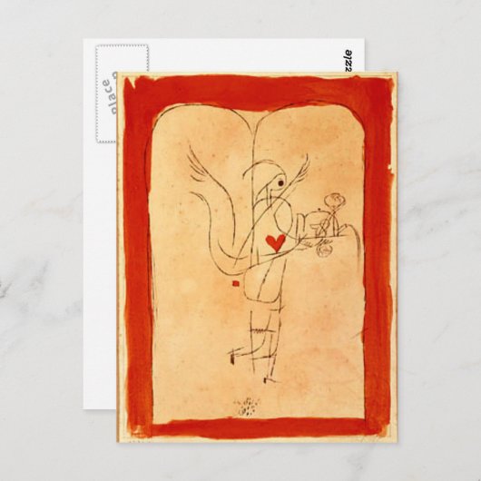 Klee - Een geest serveert een kleine ontbijt Briefkaart (Voorkant / Achterkant)