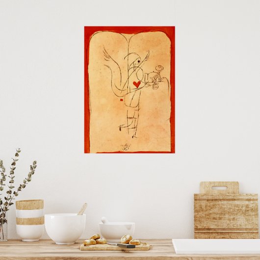 Klee - Een geest serveert een kleine ontbijt Poster (Keuken)