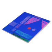 Klee - Een kleine kamer in Venetië Tegeltje (Zijkant)