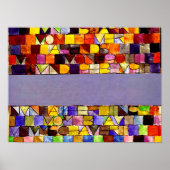 Klee - Eens ontstond uit de grijsheid van de nacht Poster (Voorkant)