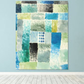 Klee - Eerste huis in een nederzetting Canvas Afdruk (Insitu (Houten vloer))