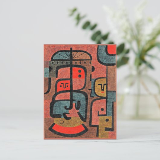 Klee - Exotische Briefkaart (Staand voorkant)