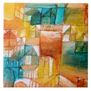 Klee - Fascade Brown Green Tegeltje