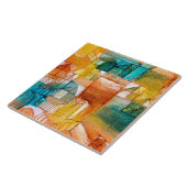 Klee - Fascade Brown Green Tegeltje (Zijkant)