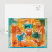 Klee - Fascade Bruin-Groen Briefkaart (Voorkant / Achterkant)