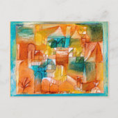 Klee - Fascade Bruin-Groen Briefkaart (Voorkant)