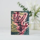 Klee - Fire Clown Briefkaart (Staand voorkant)