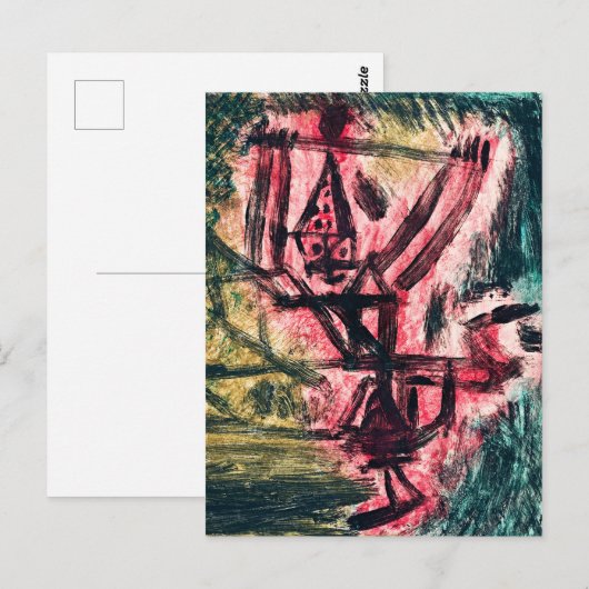 Klee - Fire Clown Briefkaart (Voorkant / Achterkant)