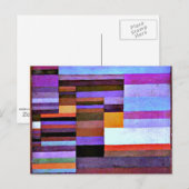 Klee - Fire Evening, 1929 Briefkaart (Voorkant / Achterkant)