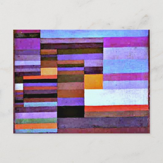 Klee - Fire Evening, 1929 Briefkaart (Voorkant)