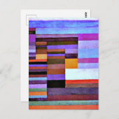 Klee - Fire Evening Briefkaart (Voorkant / Achterkant)