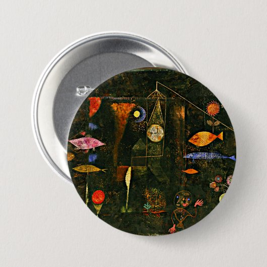 Klee - Fish Magic Ronde Button 7,6 Cm (Voorkant /achterkant)