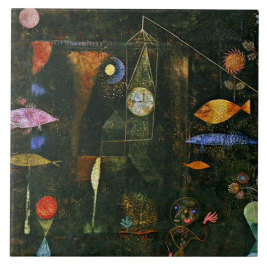 Klee - Fish Magic Tegeltje (Voorkant)