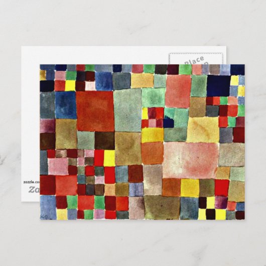 Klee - Flora op zand Briefkaart (Voorkant / Achterkant)